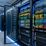 Švýcarská strukturovaná kabeláž LAN v serverovém racku